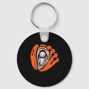 Chesapeake-oyster-catchers-baseball  key ring
