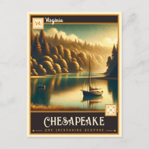 Chesapeake, Virginia Vintage Postcard