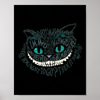 Cheshire Alice Cat Were All Mad Here Wonderland Ho