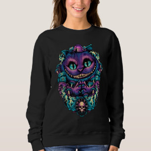 Cheshire Ca Alice in Wonderland Graphic Sweatshirt