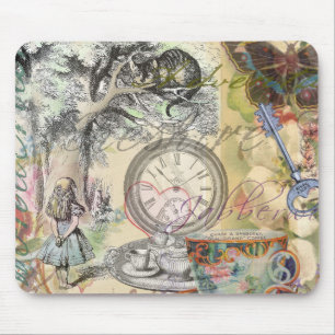 Cheshire Cat Alice in Wonderland Mouse Pad