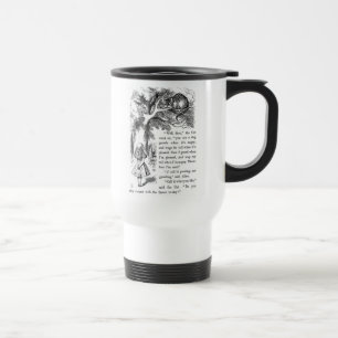 Cheshire cat , “ Alice in Wonderland ” Travel Mug
