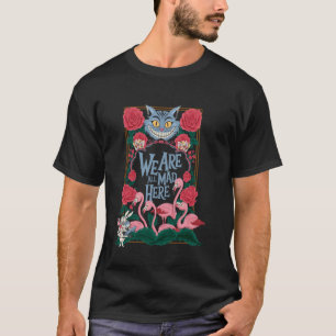 Cheshire Cat Alice in Wonderland Vintage Book Des T-Shirt