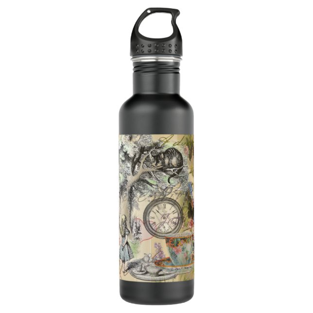 Cheshire Cat Alice Wonderland Classic 710 Ml Water Bottle (Front)