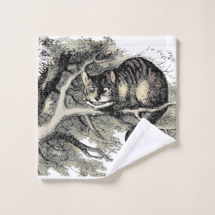 Cheshire Cat Alice Wonderland Classic Bath Towel Set