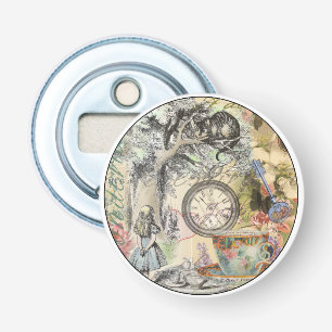 Cheshire Cat Alice Wonderland Classic Bottle Opener