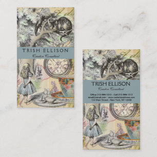 Cheshire Cat Alice Wonderland Classic Business Card