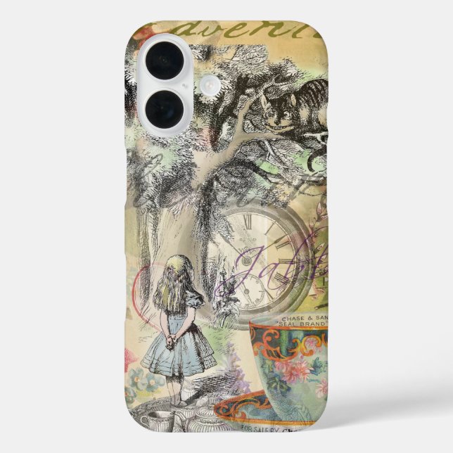 Cheshire Cat Alice Wonderland Classic Case-Mate iPhone Case (Back)