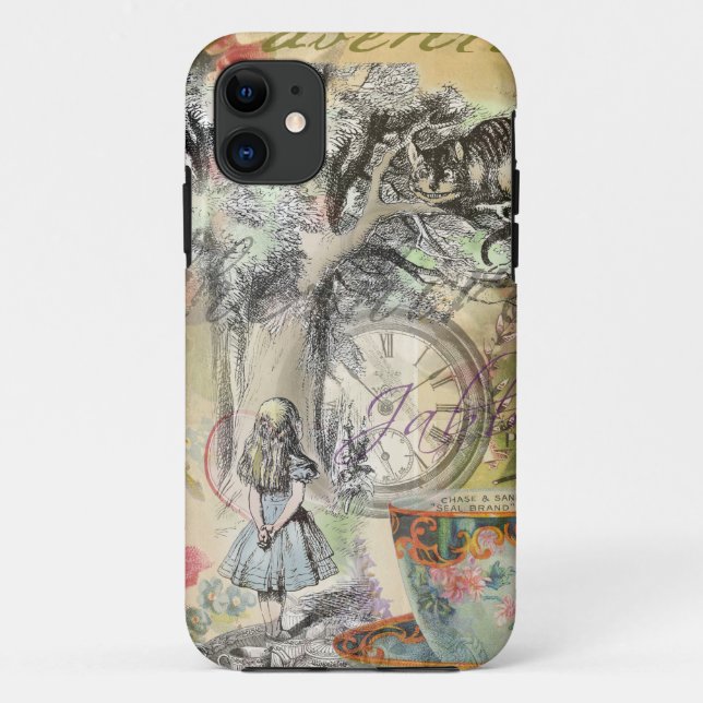 Cheshire Cat Alice Wonderland Classic Case-Mate iPhone Case (Back)