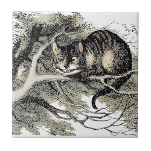 Cheshire Cat Alice Wonderland Classic Ceramic Tile