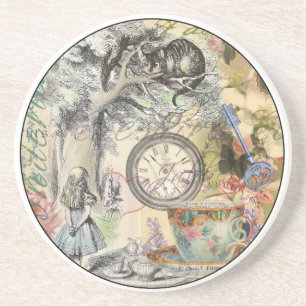 Cheshire Cat Alice Wonderland Classic Coaster