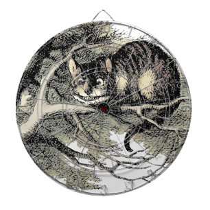 Cheshire Cat Alice Wonderland Classic Dartboard