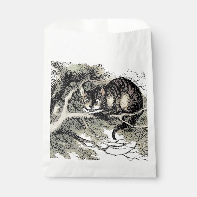 Cheshire Cat Alice Wonderland Classic Favour Bag (Front)