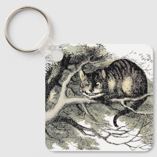 Cheshire Cat Alice Wonderland Classic Key Ring