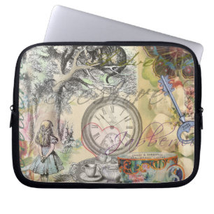 Cheshire Cat Alice Wonderland Classic Laptop Sleeve