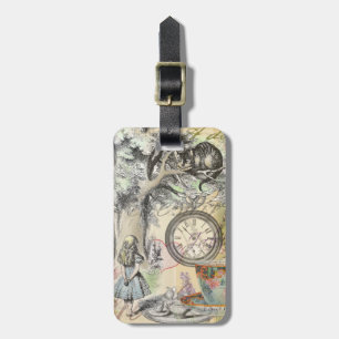 Cheshire Cat Alice Wonderland Classic Luggage Tag