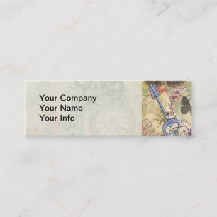 Cheshire Cat Alice Wonderland Classic Mini Business Card