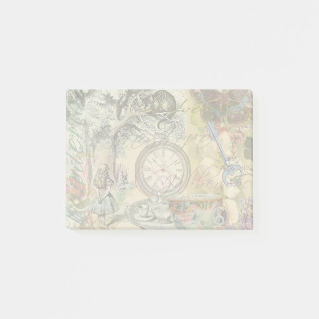 Cheshire Cat Alice Wonderland Classic Post-it Notes (Front)