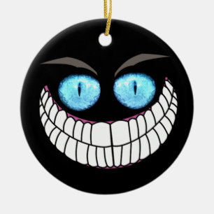 Cheshire Cat - Blue Eyes Ornament