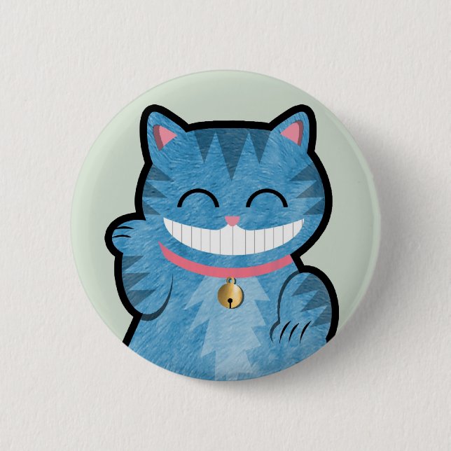 Cheshire Cat Button (Front)