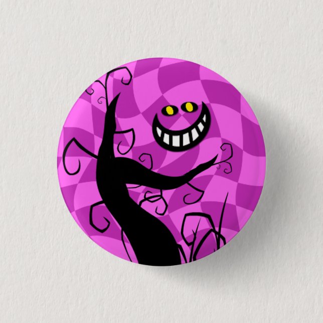 Cheshire Cat Button (Front)