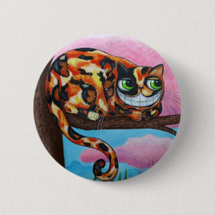 Cheshire Cat Button