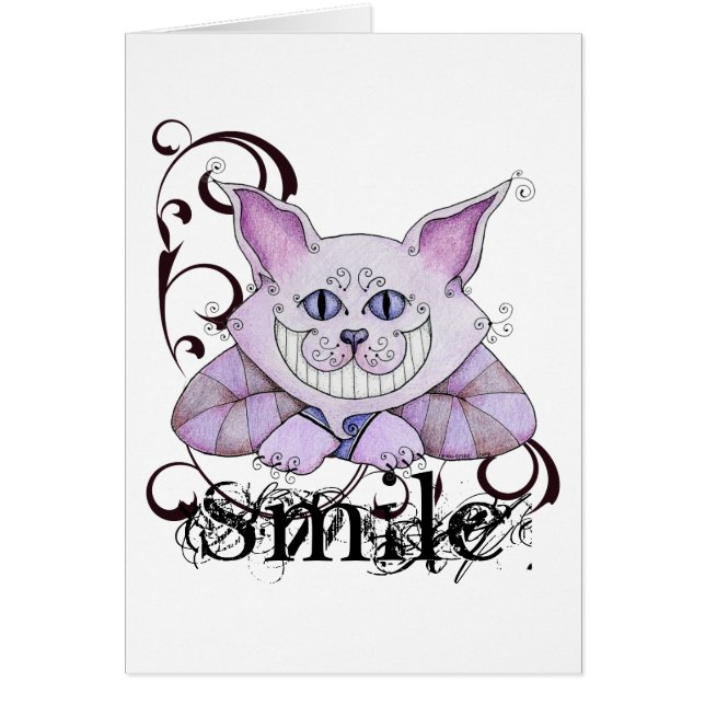 Cheshire Cat Card (Front)
