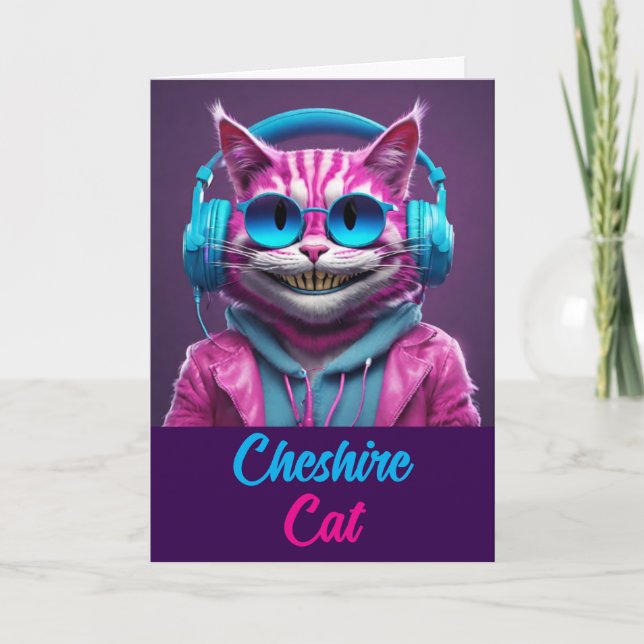 Cheshire Cat Card (Front)