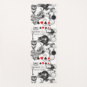 cheshire cat classic alice in wonderland art yoga mat