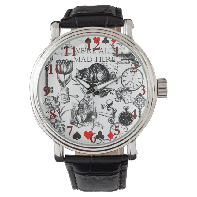 Cheshire Cat classic alice in wonderland mad Watch (Front)