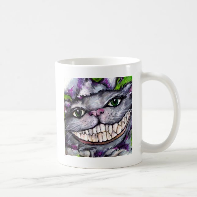 Cheshire Cat Coffee Mug (Right)