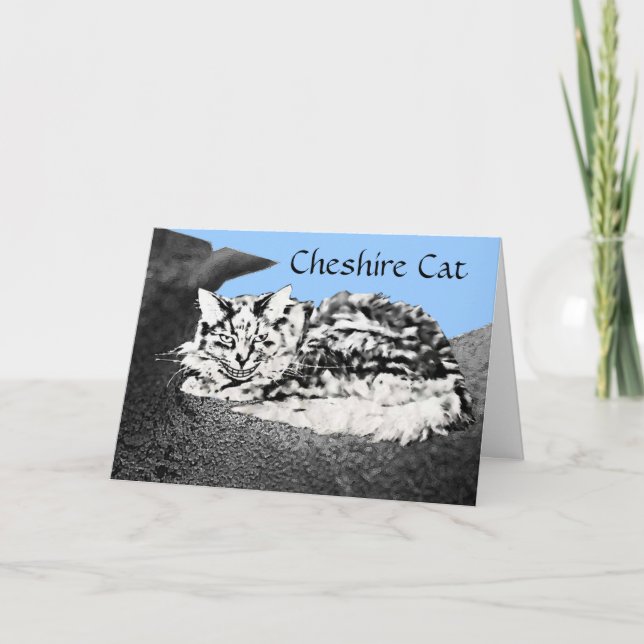 Cheshire Cat Congratulations Card (Front)