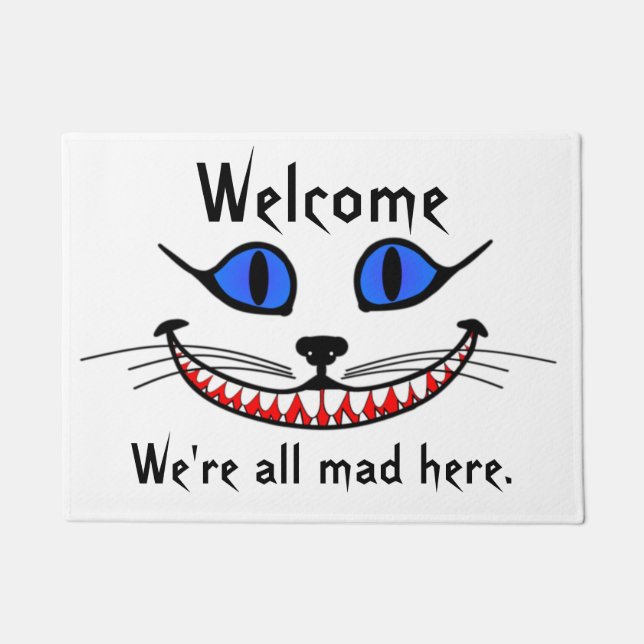 Cheshire Cat Doormat (Front)
