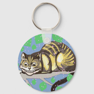 Cheshire Cat Drawing  Key Ring