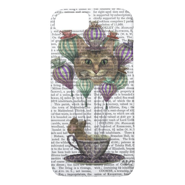 Cheshire Cat Hot Air Balloon Case-Mate iPhone Case (Back)