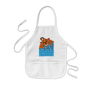 Cheshire Cat I'm Mad - Alice in Wonderland Kids Apron