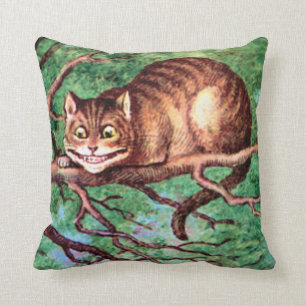 Cheshire Cat in Wonderland Cushion