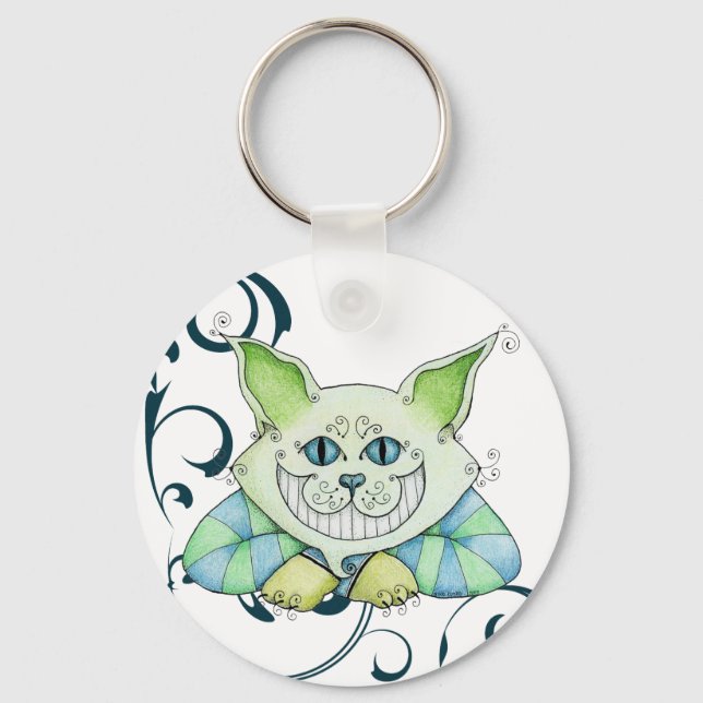 Cheshire Cat Keychain (Front)