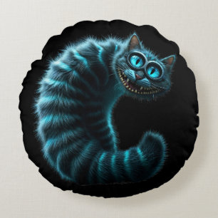 Cheshire Cat Round Cushion