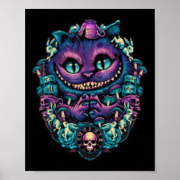 Cheshire Cat Shirt Alice In Wonderland Graphic