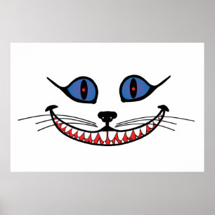 Cheshire Cat Smile  LARGE Poster
