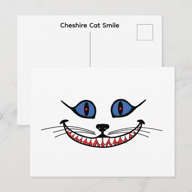 Cheshire Cat Smile  Postcard (Front/Back)