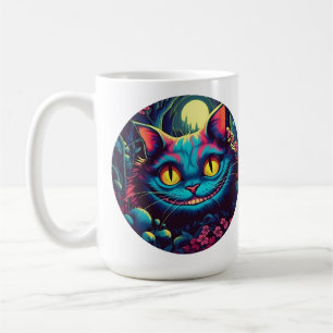 Cheshire Cat Smiling Alice in Wonderland Coffee Mug