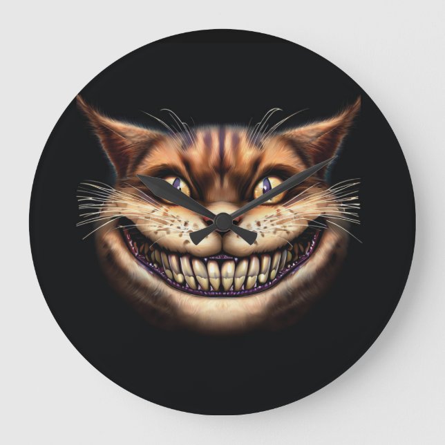 Cheshire Cat Wall Clock (Front)
