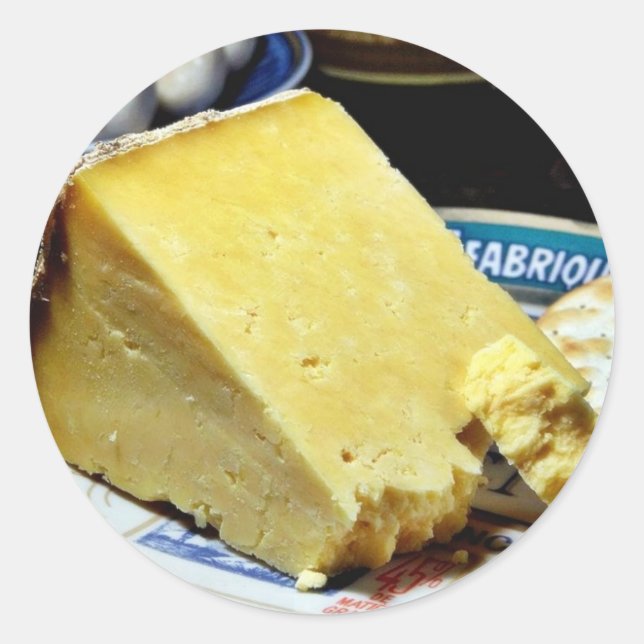 Cheshire Cheese Classic Round Sticker (Front)