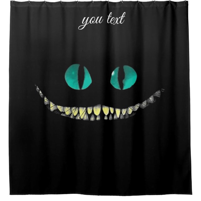 Cheshire Grin Shower Curtain (Front)