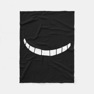 Cheshire Grinning Smiling Alice In Wonderland  Fleece Blanket