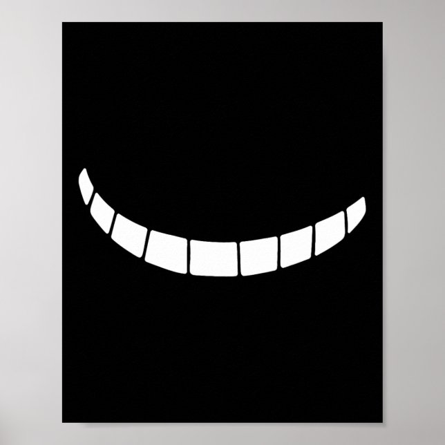 Cheshire Grinning Smiling Alice In Wonderland  Poster (Front)