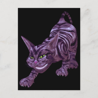 chesire cat postcard