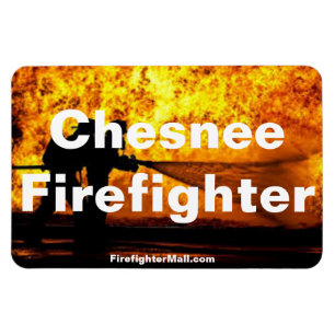Chesnee Firefighter Flames flexible magnet